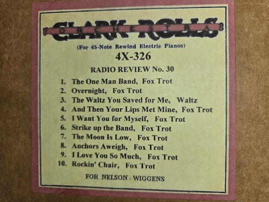 4X-Roll 4X-326 RECUT Nickelodeon Roll Radio Review No 30