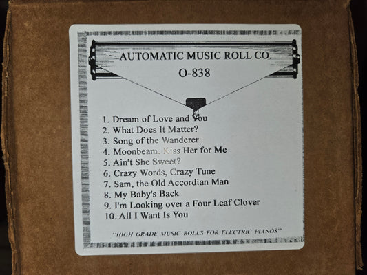 O-Roll O-838 RECUT Nickelodeon Roll Various