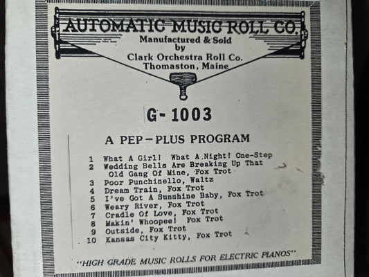 G-Roll G-1003 RECUT Nickelodeon Roll A Pep-Plus Program