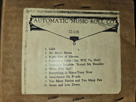 O-Roll O-116 RECUT Nickelodeon Roll Various
