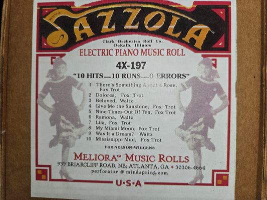 4X-Roll 4X-197 RECUT Nickelodeon Roll 10 Hits 10 Runs 0 Errors Meliora