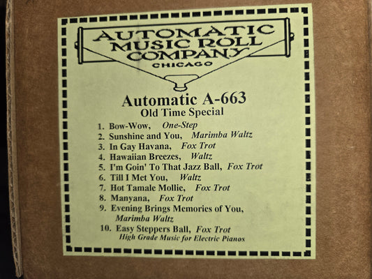 A-Roll A-663 RECUT Nickelodeon Roll Old Time Special