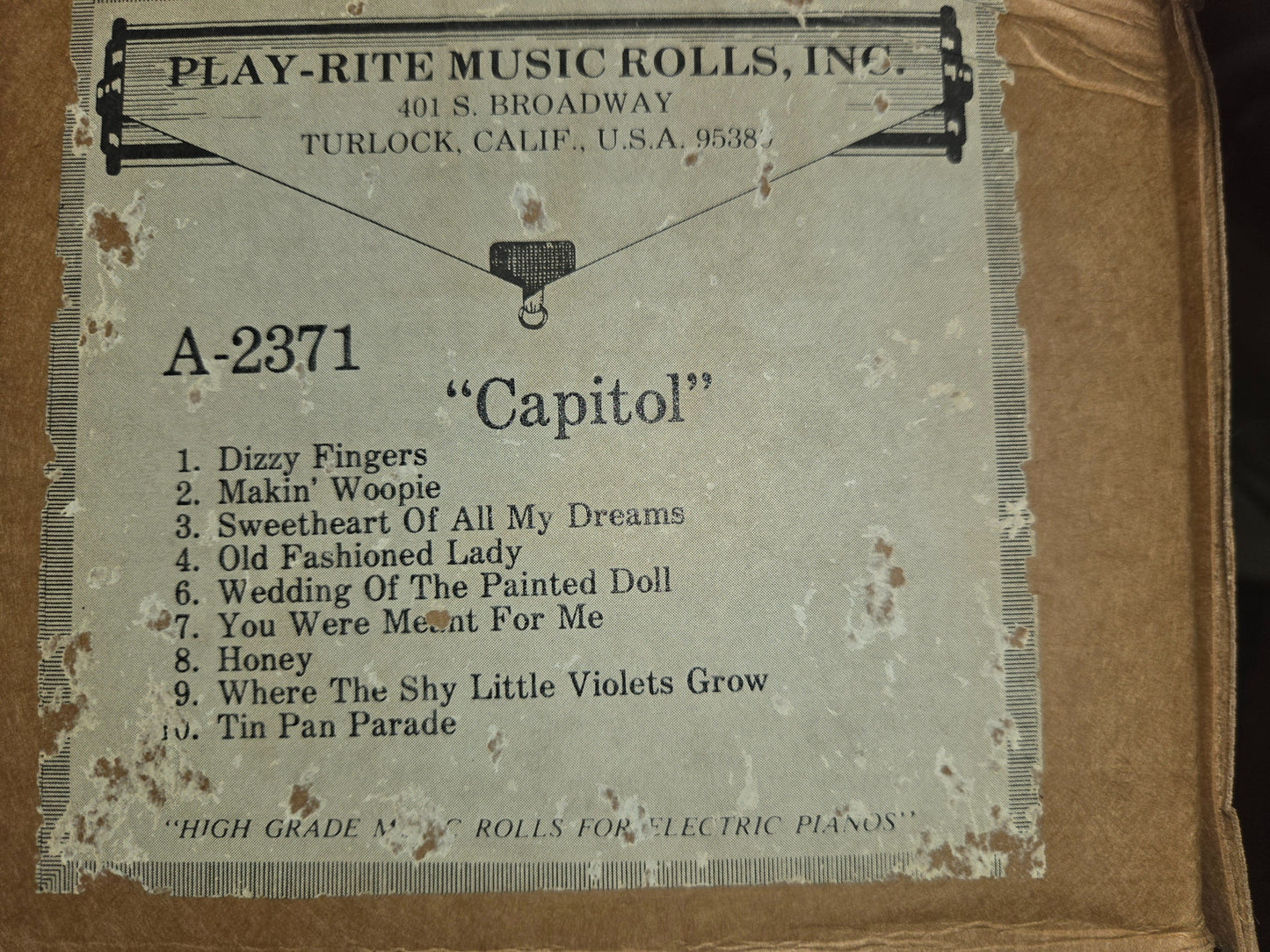 A-Roll A-2371 RECUT Nickelodeon Roll Dizzy Fingers