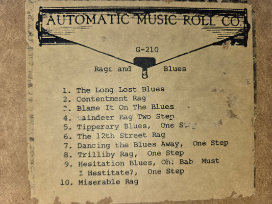 G-Roll G-210 RECUT Nickelodeon Roll Rags and Blues