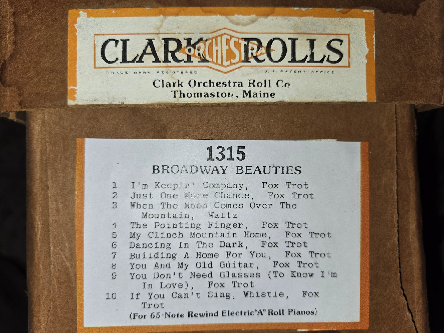 A-Roll A-1315 RECUT Nickelodeon Roll Broadway Beauties