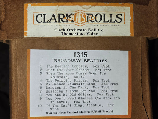 A-Roll A-1315 RECUT Nickelodeon Roll Broadway Beauties