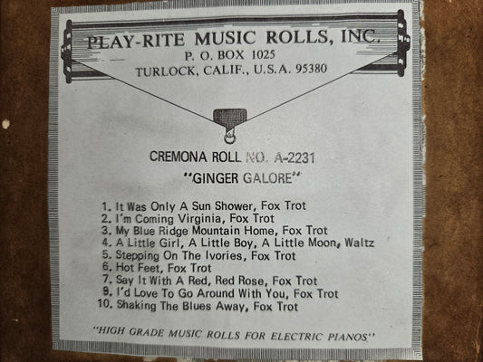 A-Roll A-2231 RECUT Nickelodeon Roll Ginger Galore