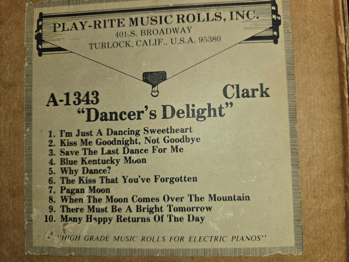 A-Roll A-1343 RECUT Nickelodeon Roll Dancer's Delight