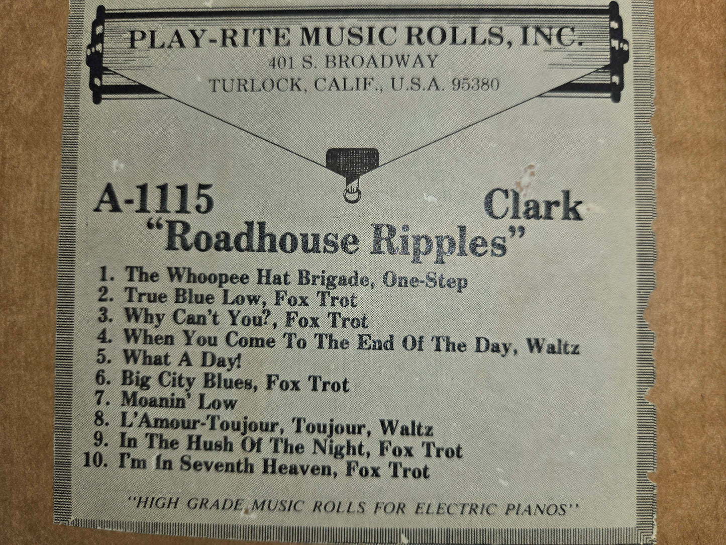 A-Roll A-1115 RECUT Nickelodeon Roll Roadhouse Ripples