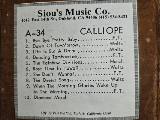 A-Roll A-34 RECUT Nickelodeon Roll Bye Bye Pretty Baby CALLIOPE