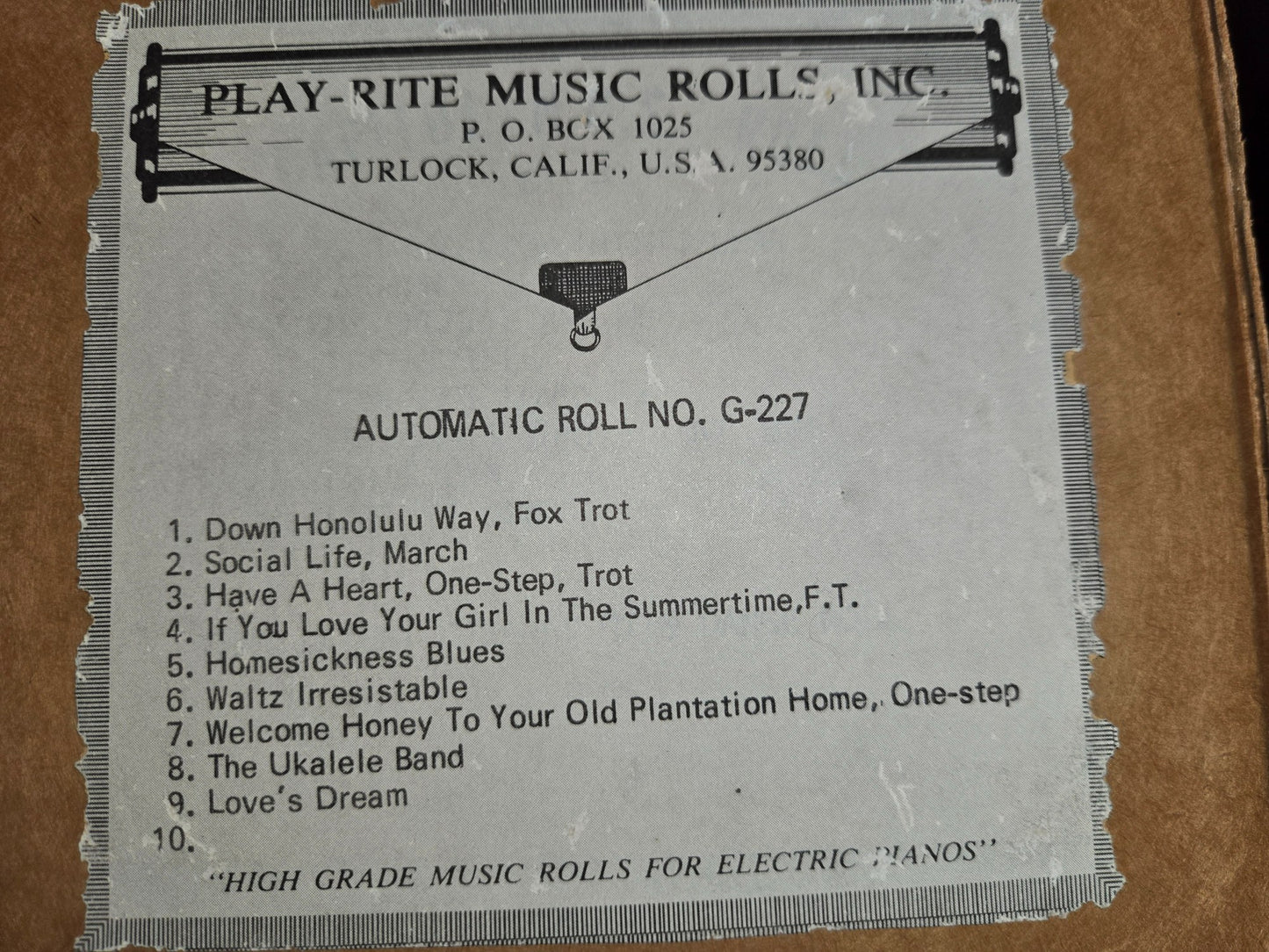 G-Roll G-227 RECUT Nickelodeon Roll Down Honolulu Way