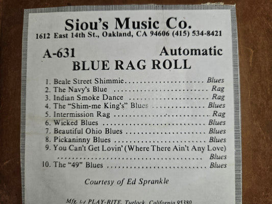 A-Roll A-631 RECUT Nickelodeon Roll Blue Rag Roll