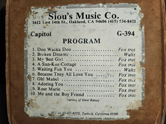 G-Roll G-394 RECUT Nickelodeon Roll Doo Wacka Doo