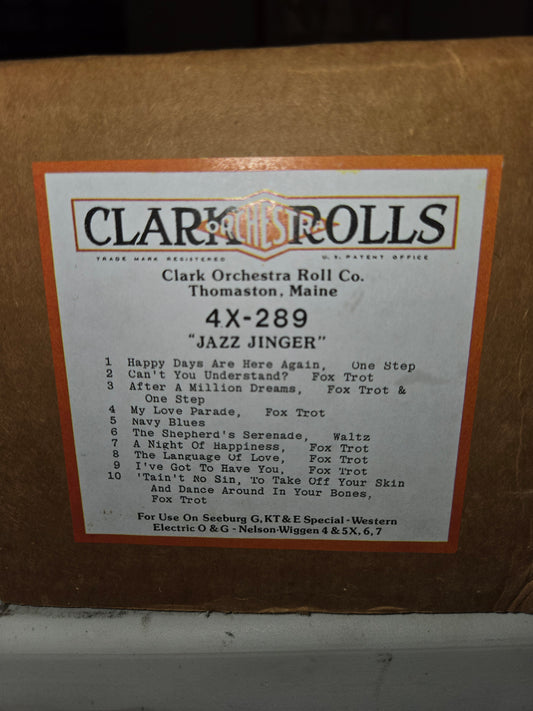 4X-Roll 4X-289 RECUT Nickelodeon Roll Jazz Jinger