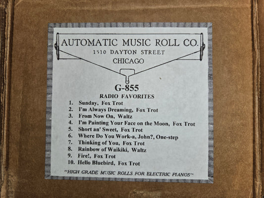 G-Roll G-855 RECUT Nickelodeon Roll Radio Favorites