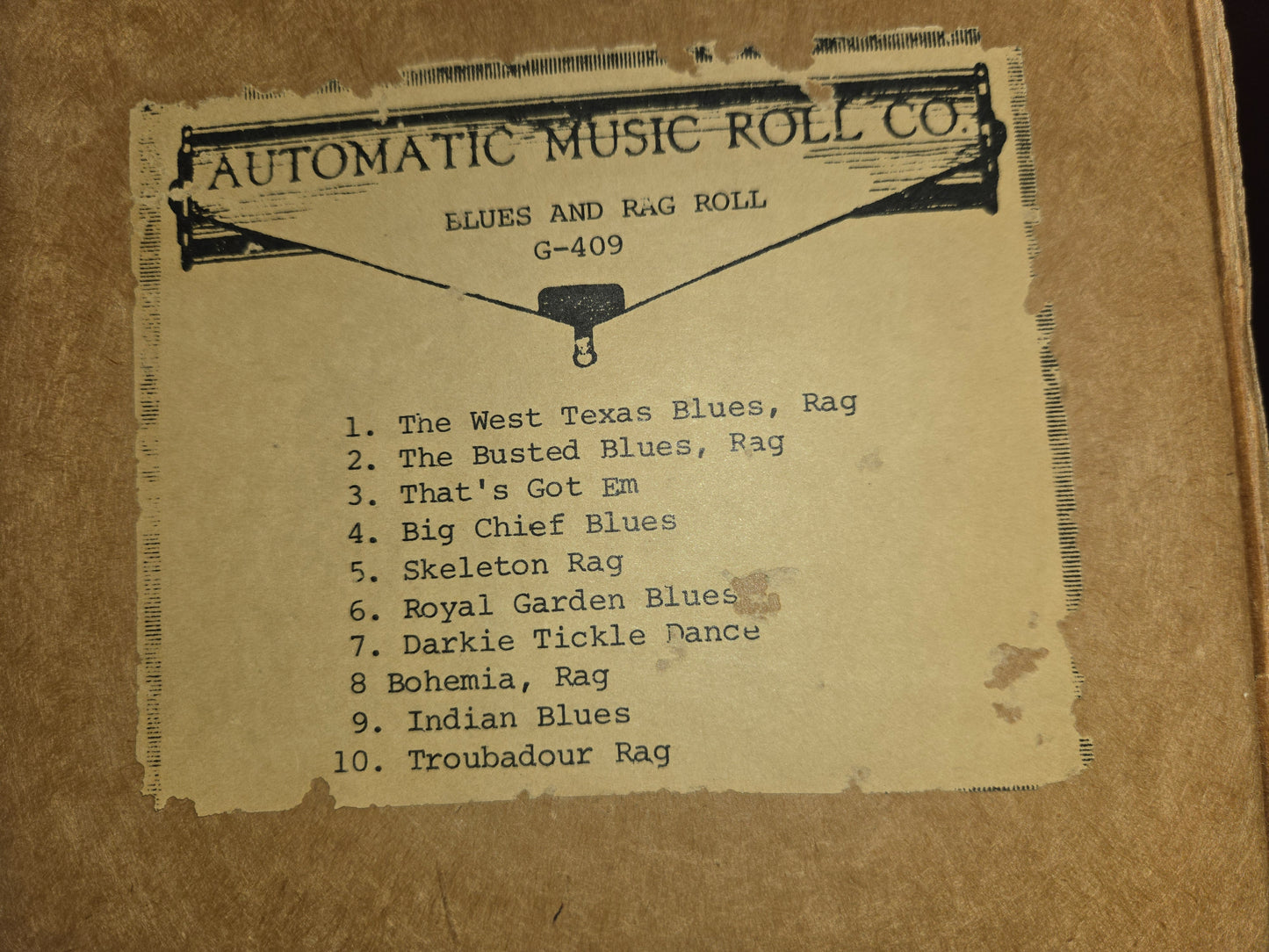 G-Roll G-409 RECUT Nickelodeon Roll Blues and Rag Roll