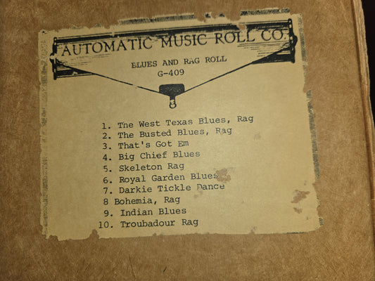 G-Roll G-409 RECUT Nickelodeon Roll Blues and Rag Roll