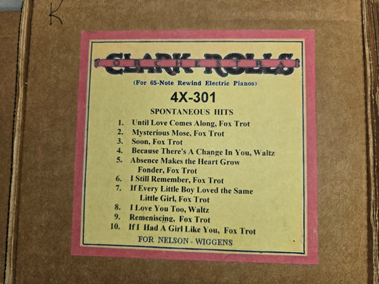 4X-Roll 4X-301 RECUT Nickelodeon Roll Spontaneous Hits