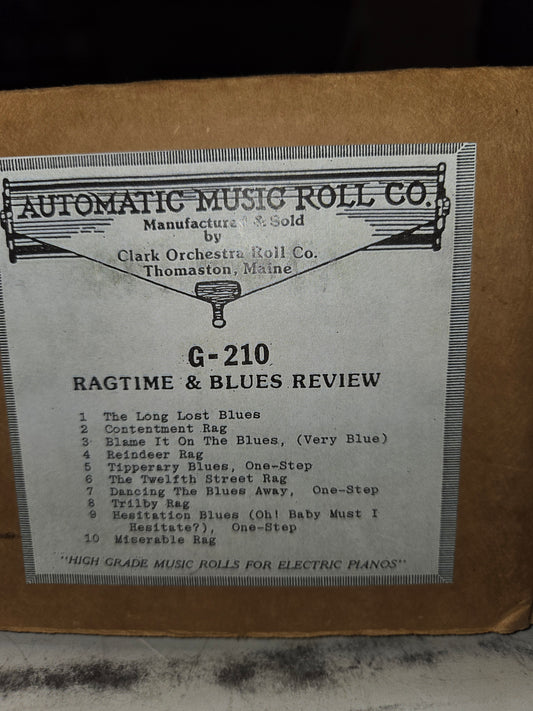 G-Roll G-210 RECUT Nickelodeon Roll Ragtime & Blues Review