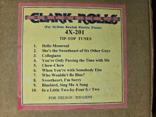 4X-Roll 4X-201 RECUT Nickelodeon Roll Tip-Top Tunes