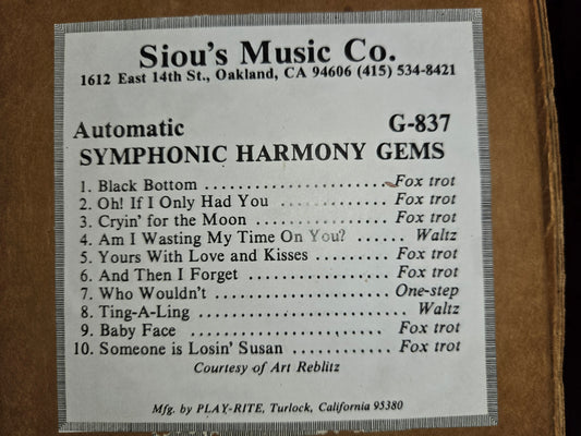 G-Roll G-837 RECUT Nickelodeon Roll Symphonic Harmony Gems