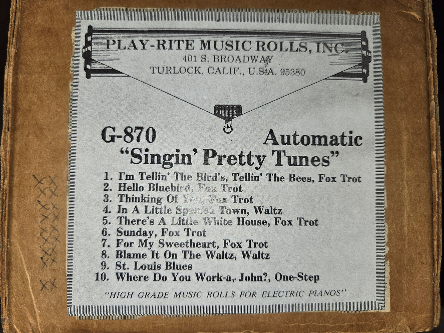 G-Roll G-870 RECUT Nickelodeon Roll Singin Pretty Tunes
