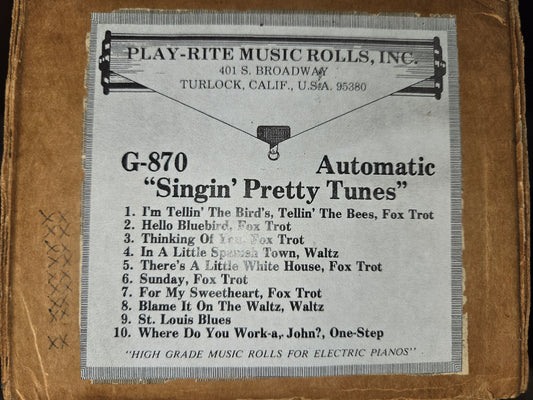 G-Roll G-870 RECUT Nickelodeon Roll Singin Pretty Tunes
