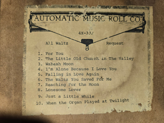 4X-Roll 4X-332 RECUT Nickelodeon Roll All Waltz Request