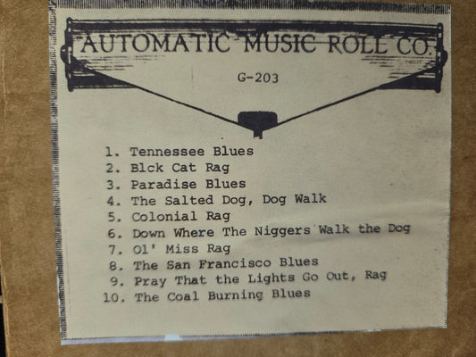 G-Roll G-203 RECUT Nickelodeon Roll Tennessee Blues