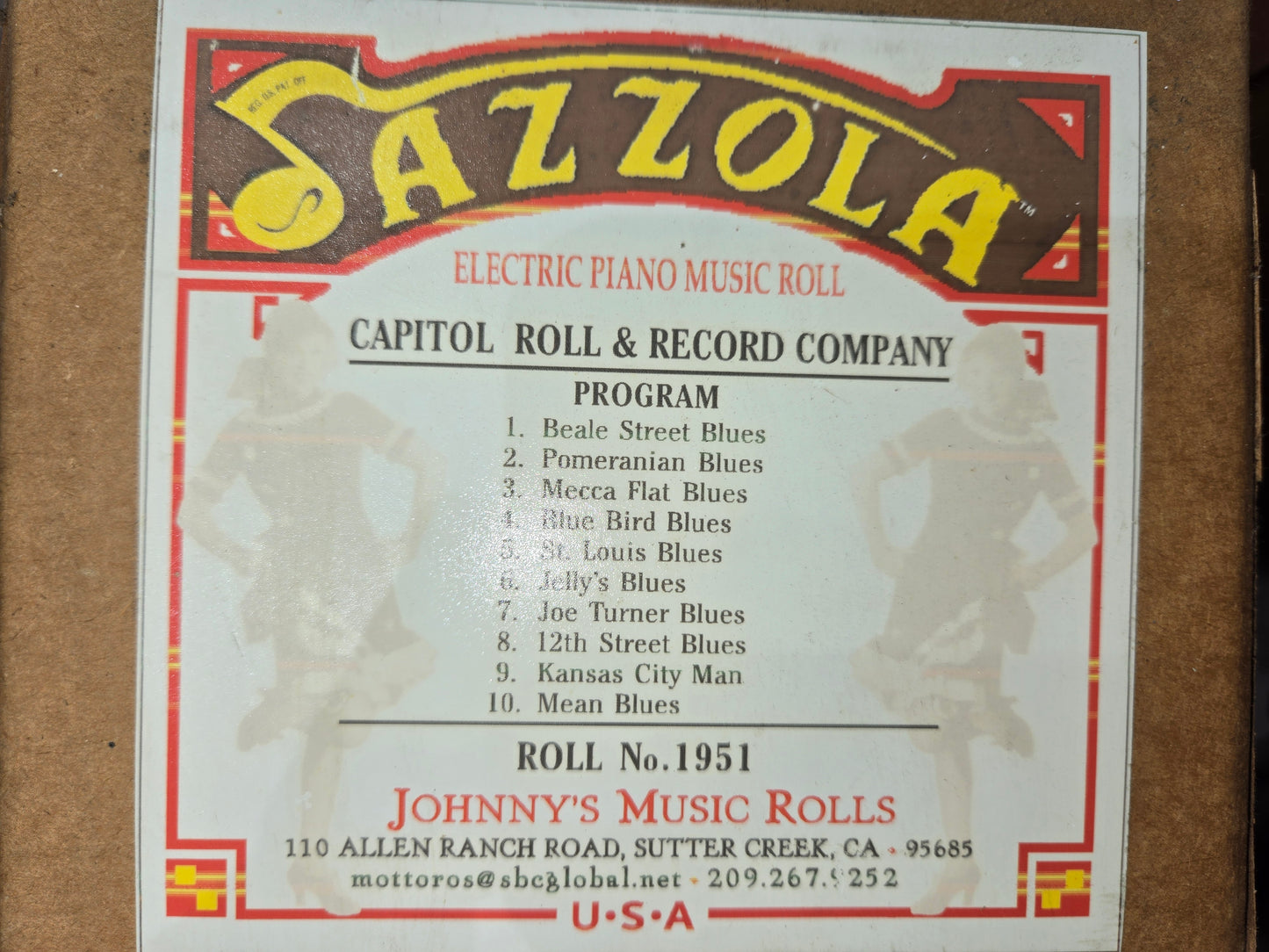 A-Roll A-1951 RECUT Nickelodeon Roll Blues Roll Jazzola