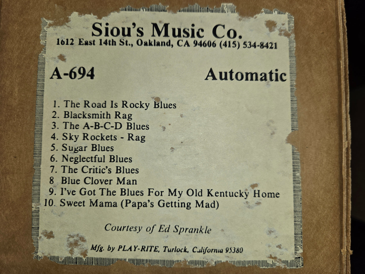 A-Roll A-694 RECUT Nickelodeon Roll The Road Is Rocky Blues