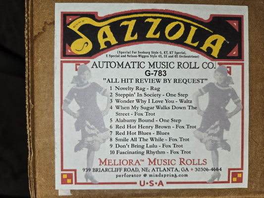 G-Roll G-783 RECUT Nickelodeon Roll All Hit Review By Request JAZZOLA