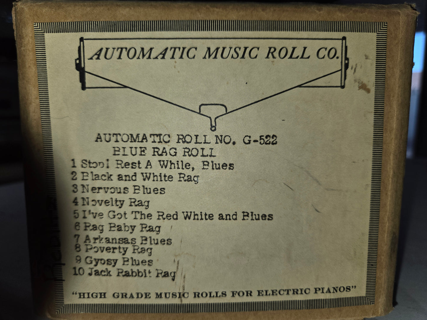 G-roll G-522 RECUT Nickelodeon Roll Blue Rag Roll
