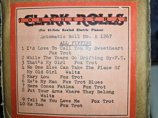 A-Roll A-1267 RECUT Nickelodeon Roll I'd Love To Call You My Sweetheart