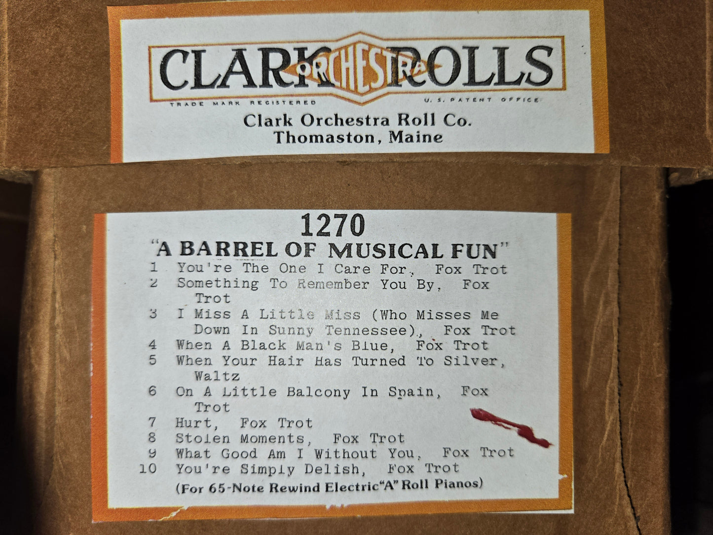 A-Roll A-1270 RECUT Nickelodeon Roll A Barrel of Musical Fun