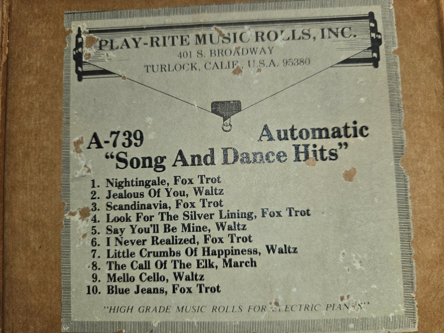 A-Roll A-739 RECUT Nickelodeon Roll Song and Dance Hits