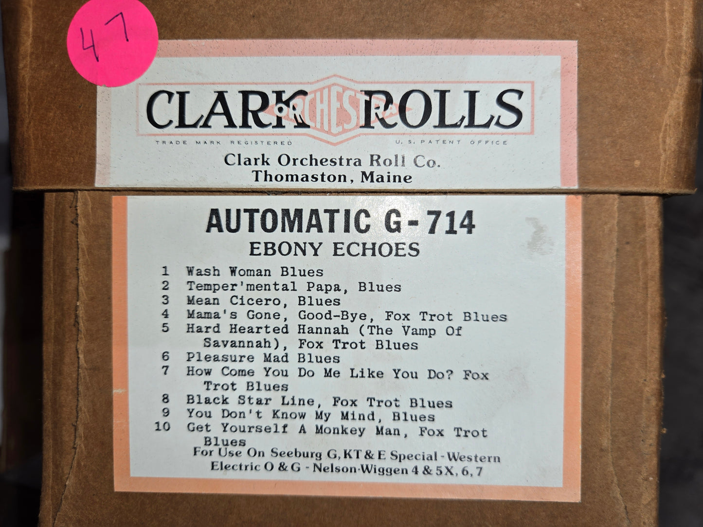G-roll G-714 RECUT Nickelodeon Roll Ebony Echoes