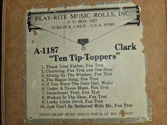 A-Roll A-1187 RECUT Nickelodeon Roll Ten Tip-Toppers