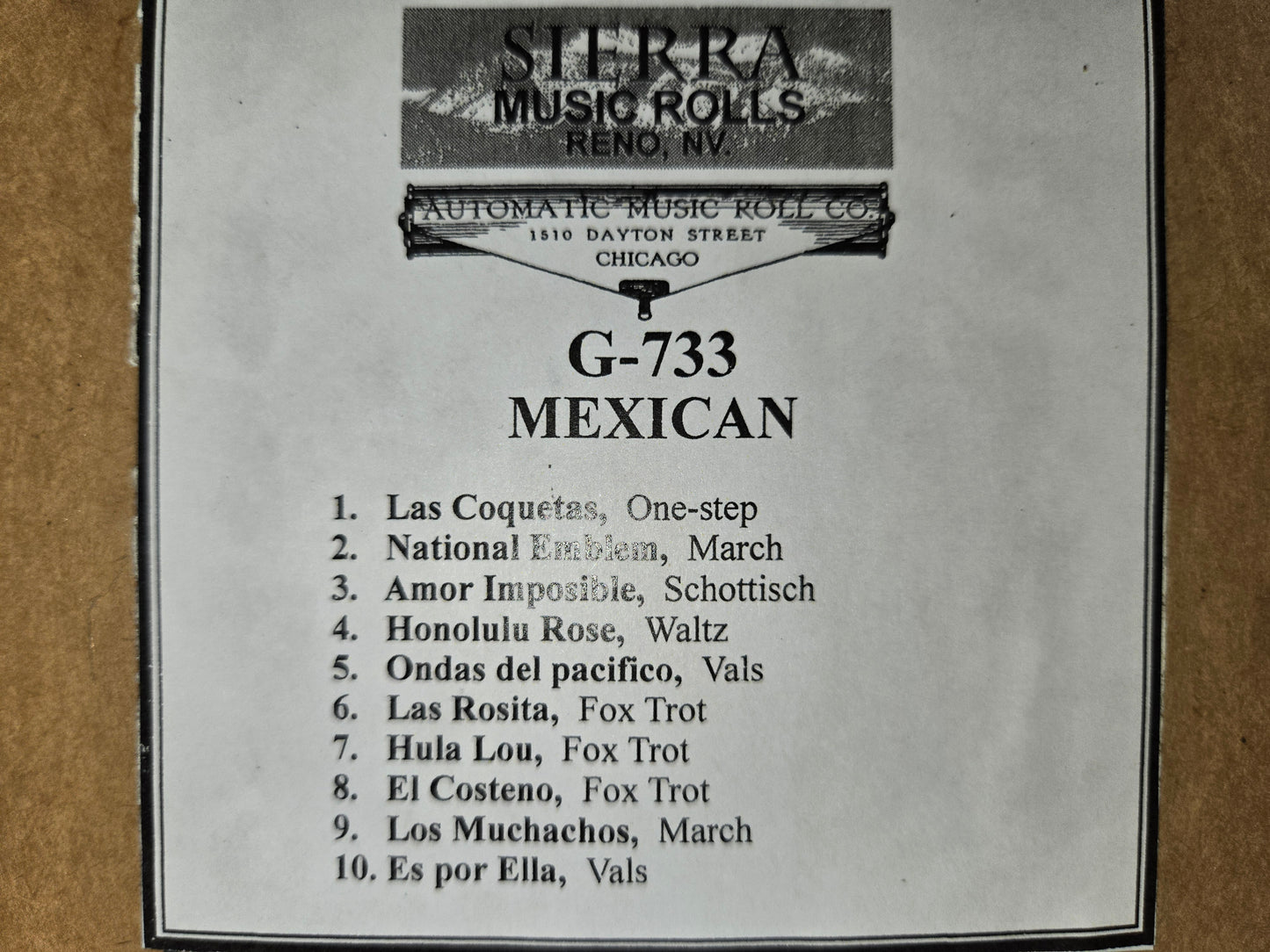 G-Roll G-733 RECUT Nickelodeon Roll Mexican