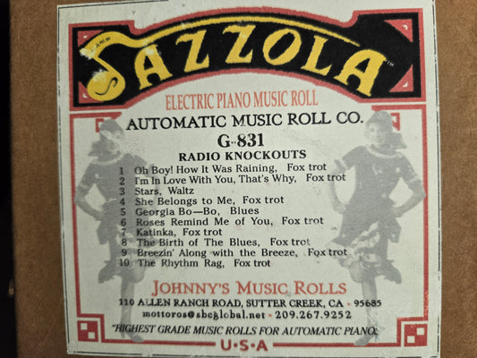 G-Roll G-831 RECUT Nickelodeon Roll Radio Knockouts Jazzola