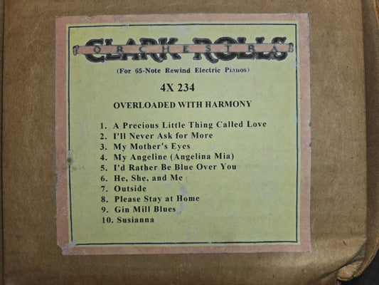 4X-Roll 4X-234 RECUT Nickelodeon Roll Overloaded wtih Harmony