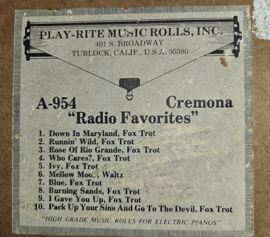 A-Roll A-954 RECUT Nickelodeon Roll Radio Favorites