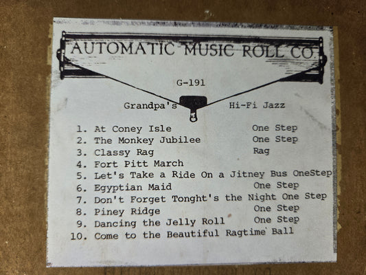 G-roll G-191 RECUT Nickelodeon Roll Grandpas Hi-Fi Jazz
