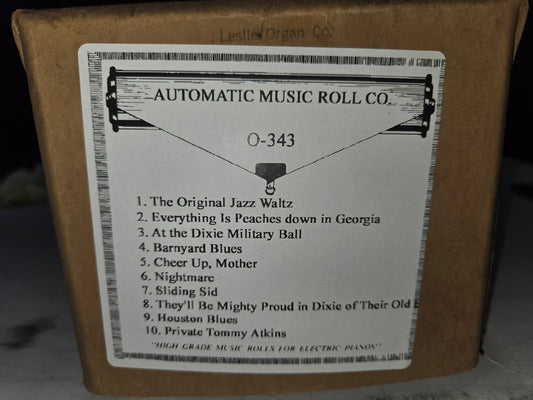 O-Roll O-343 RECUT Nickelodeon Orchestrion Various