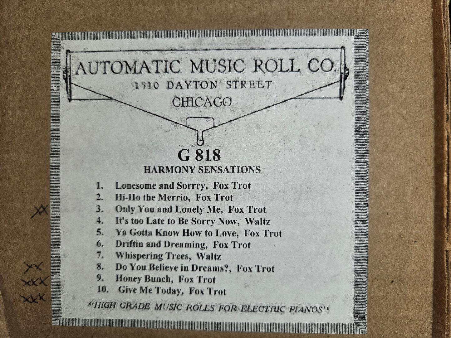 G-Roll G-818 RECUT Nickelodeon Roll Harmony Sensations