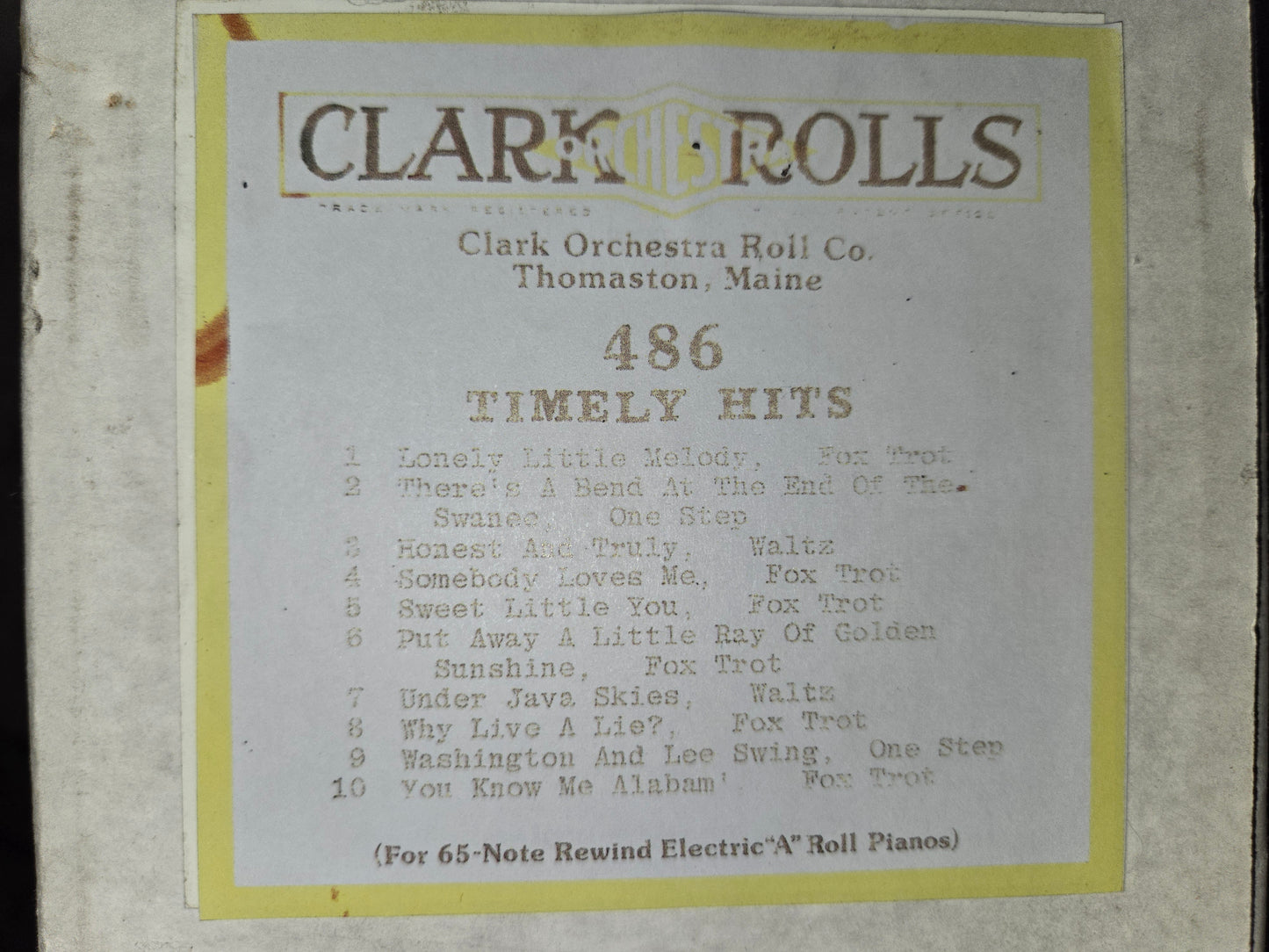A-Roll A-486 RECUT Nickelodeon Roll Timely Hits