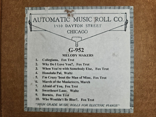 G-Roll G-952 RECUT Nickelodeon Roll Melody Makers