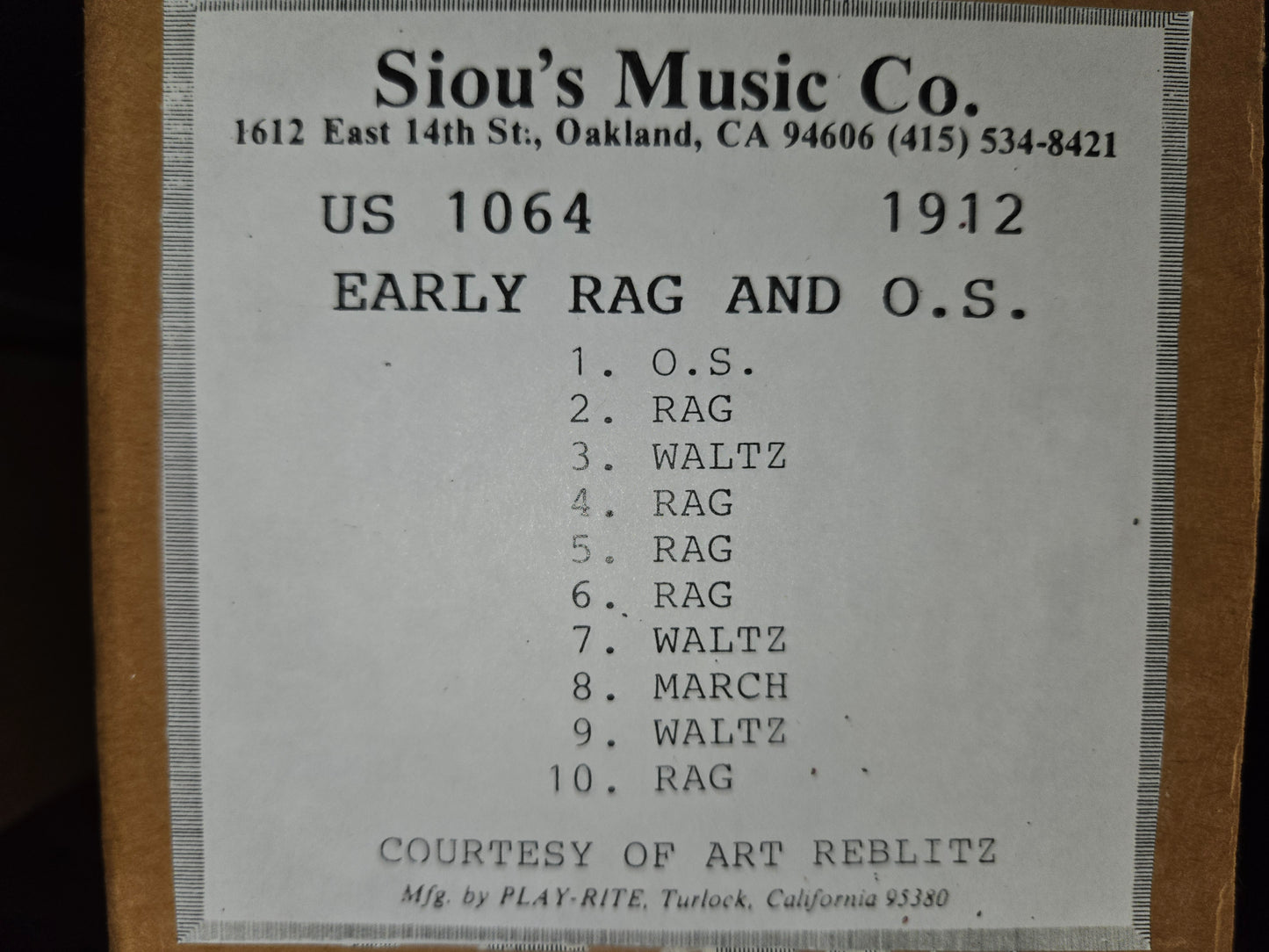 A-Roll A-1064 RECUT Nickelodeon Roll Early Rag and O.S.