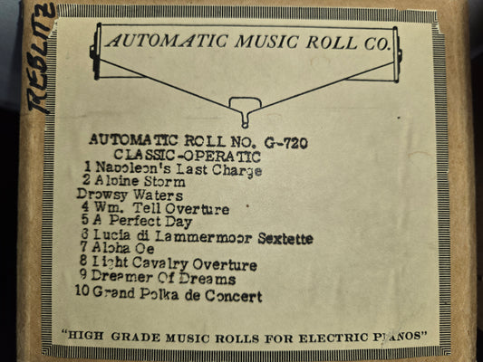 G-Roll G-720 RECUT Nickelodeon Roll Classic-Operatic