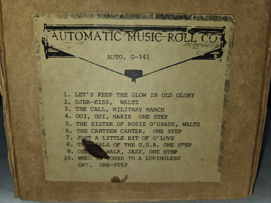 G-roll G-341 RECUT Nickelodeon Roll Blues and Rag Roll